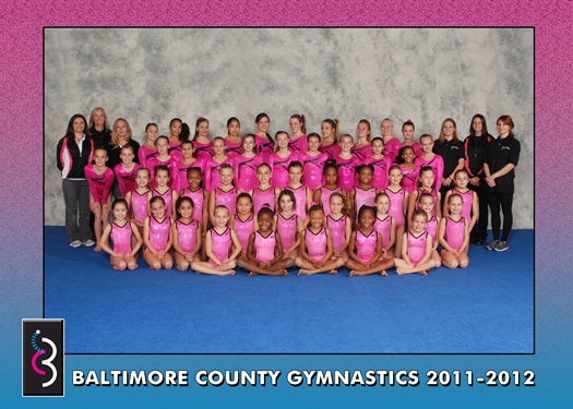 2011 -2012 Baltimore County Gymnastics Compettive Team